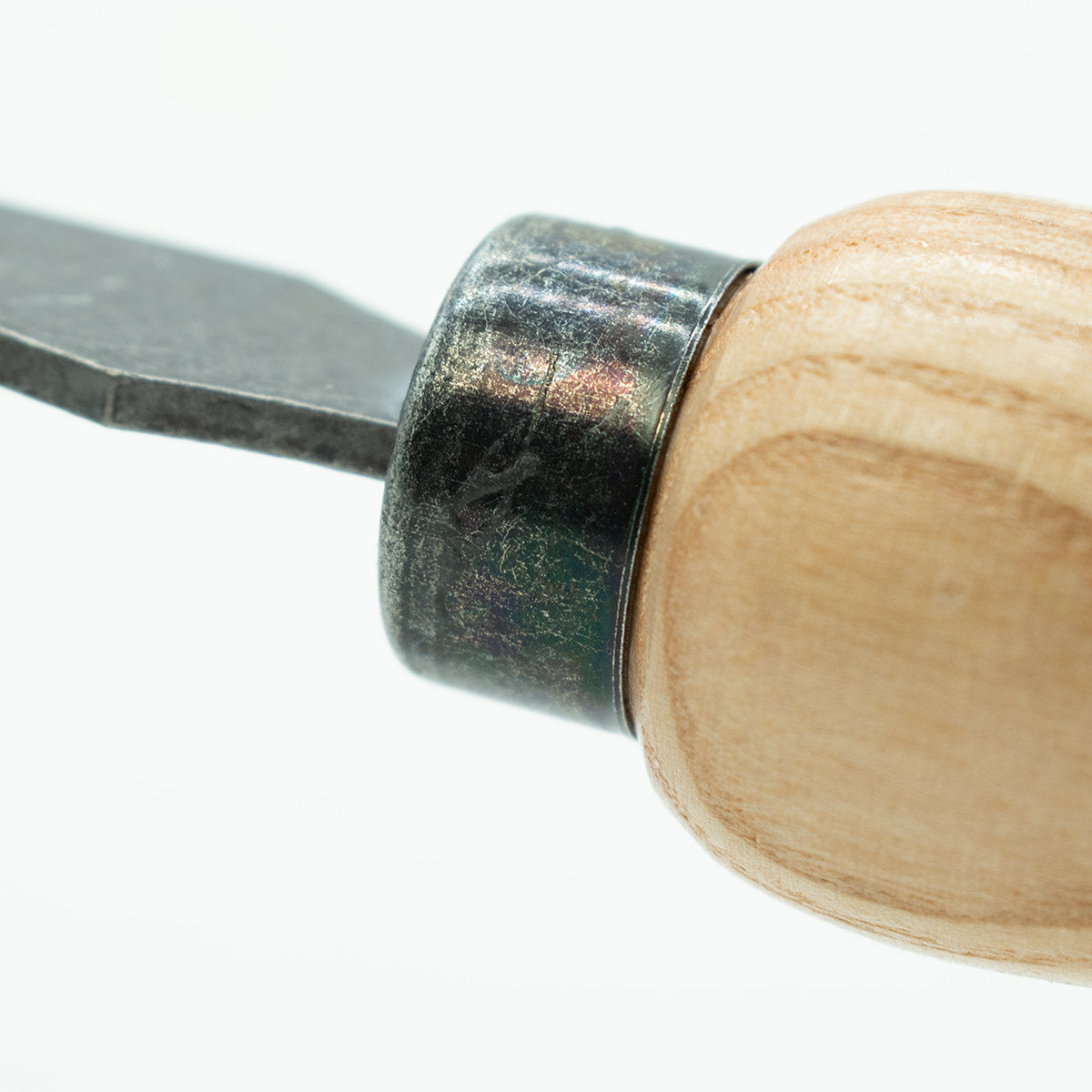 Geschmiedeter Handrechen | 5 Zinken | ergonomischem Eschenholzgriff 14 cm | Made in Germany