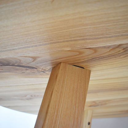 Eleganter Massivholztisch 'Peter' | rund DM 120 x H 76 cm | in verschiedenen Holzarten | mit abnehmbaren Beinen | Handwerk aus Österreich
