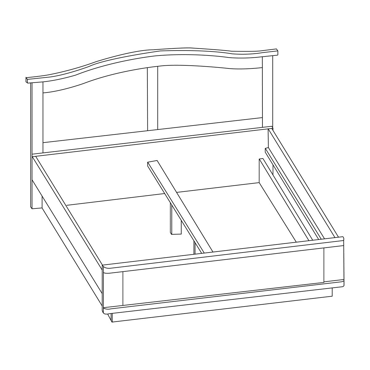 Vollholzbetten/Doppelbett aus Zirbenholz 'Dream Lodge'