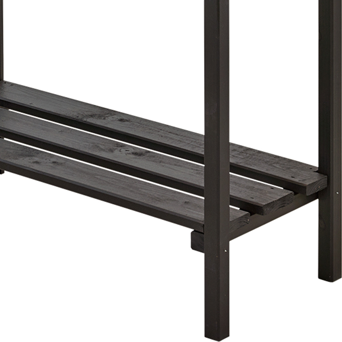 Minihochbeet | Massive Kiefer & Fichte |  mit oder ohne Spalier 58 cm | L 88 x B 37 x H 79 cm | 40 Liter | Manufactured in Europe