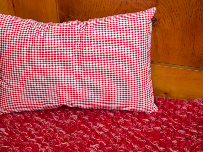 Original Zirbenkissen Pillow Mountain Lodge, rot 30x20 cm - Original alpines