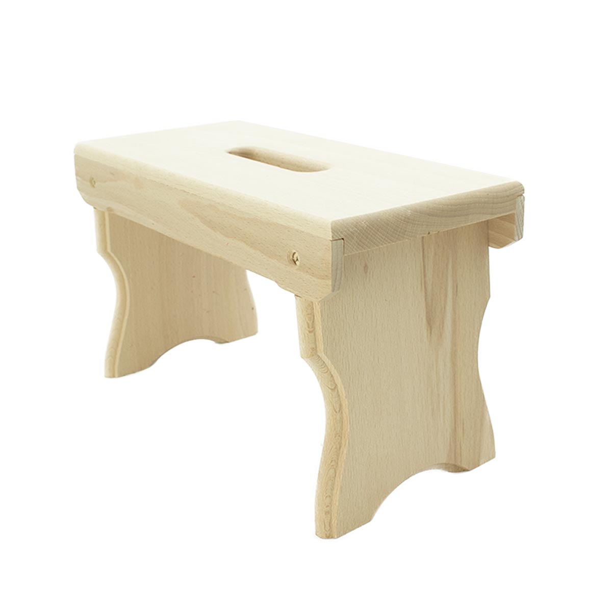 Holzschemel 3er-Set ‘Stand Up’ aus Buche - echte Handarbeit