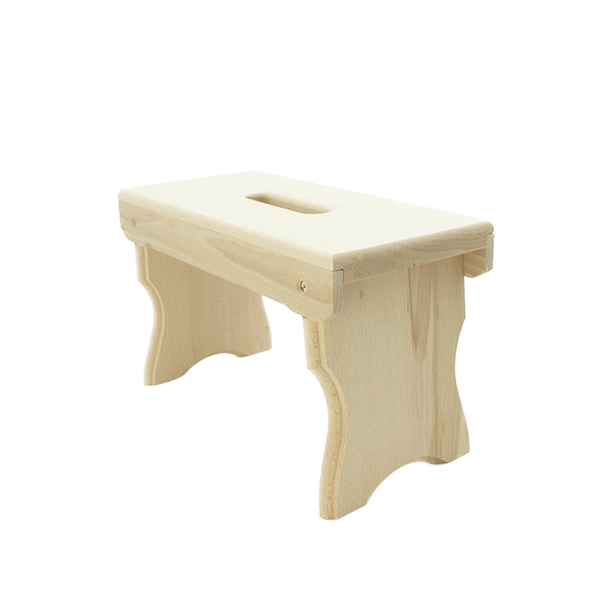Holzschemel 3er-Set ‘Stand Up’ aus Buche - echte Handarbeit