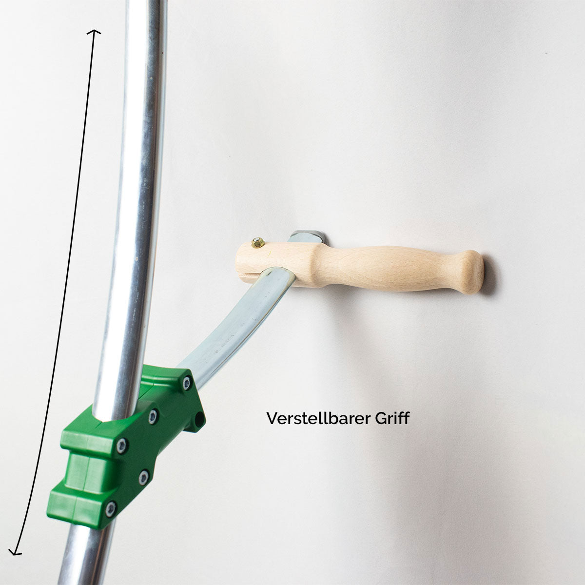 Set Streu-, Staudensense inkl. Dengelhammer und -Amboss - Sensenblatt 45 cm - Metall-Wurf 150 cm
