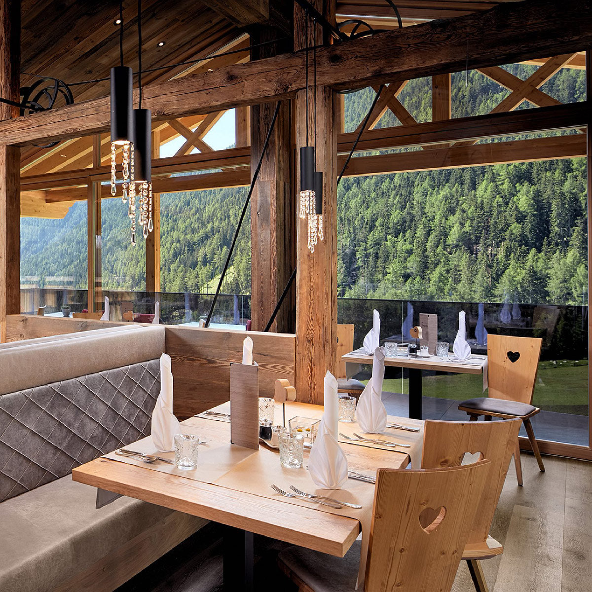 Stuhl aus Zirbenholz für Küche, Wohnzimmer, Esszimmer