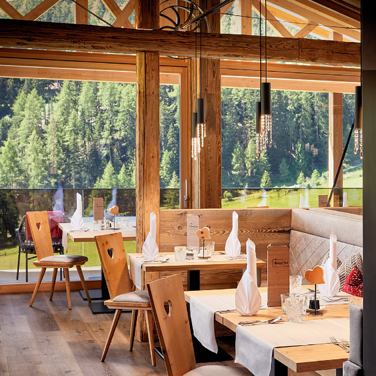 Stuhl aus Zirbenholz für Küche, Wohnzimmer, Esszimmer