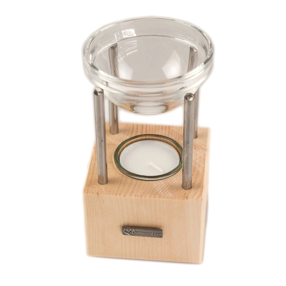 Duftlampe aus Zirbe 'Pine Fragrance' | verschiedene Sets | L 7,5 x B 7,5 x H 14 cm