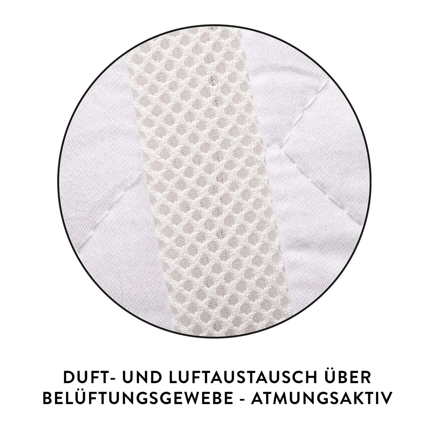 Physionight Duftschlafkissen '2in1' mit natürlicher Dufteinlage Zirbe + Lavendel | 40 x 80 cm | Baumwollüberzug | Made in Germany