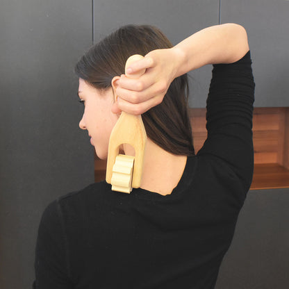 Faszienrolle aus Zirbenholz 'Mini' |  für Nacken & Arme | Handarbeit aus Tirol