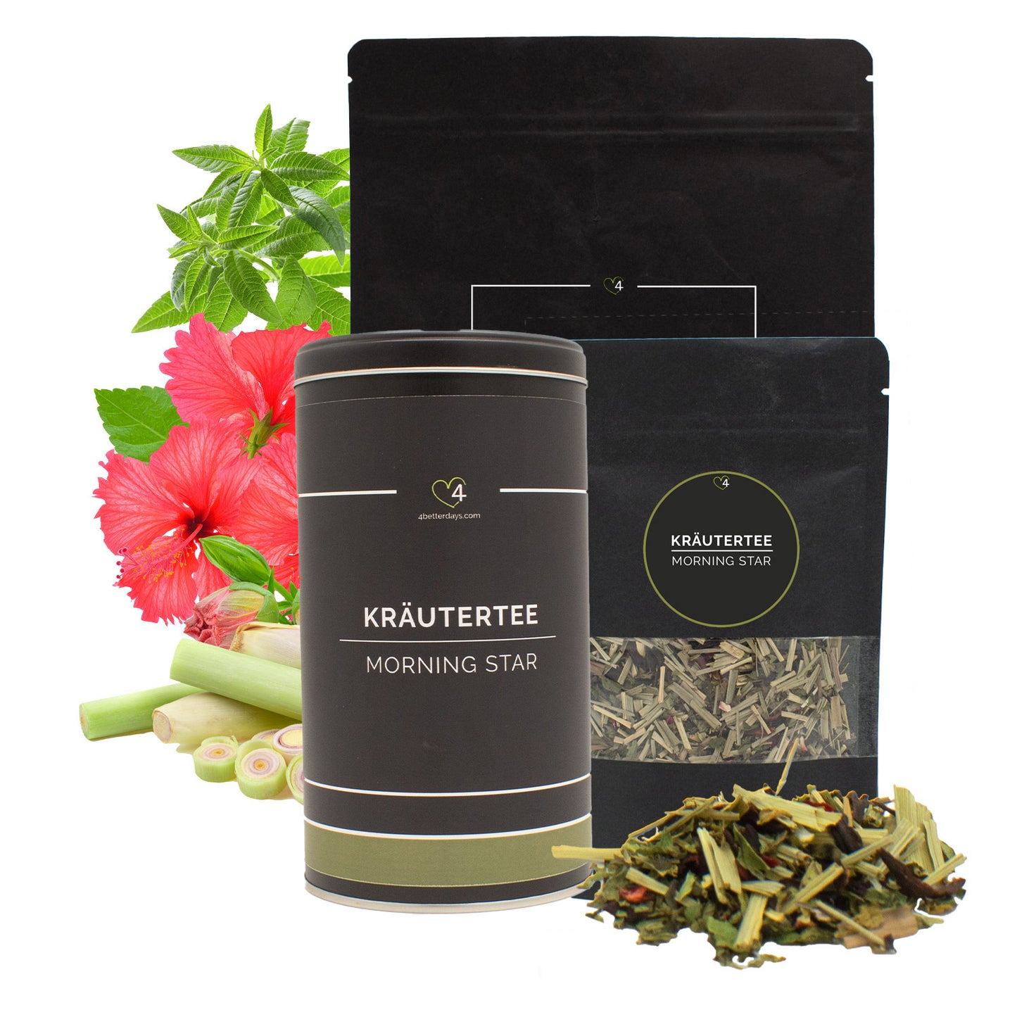 Kräutertee Morning Star | lose | ohne künstliche Aromen und Geschmacksverstärker | in verschiedenen Größen