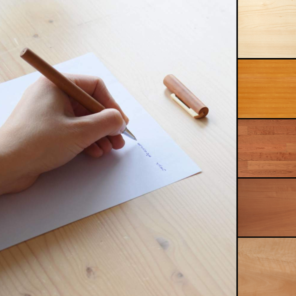 Tintenroller aus edlem Holz 'Ball Pen' | verchromte Spitze | wechslbare Mine | in verschiedenen Holzarten | Made in Germany