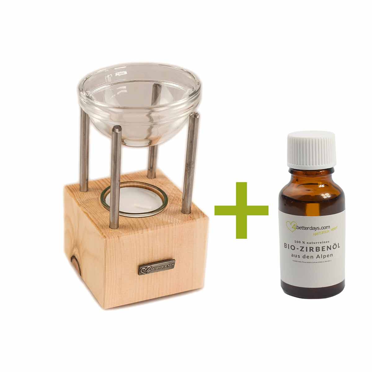 Duftset aus Zirbe inkl. Zirbenöl 'Pine Fragrance'