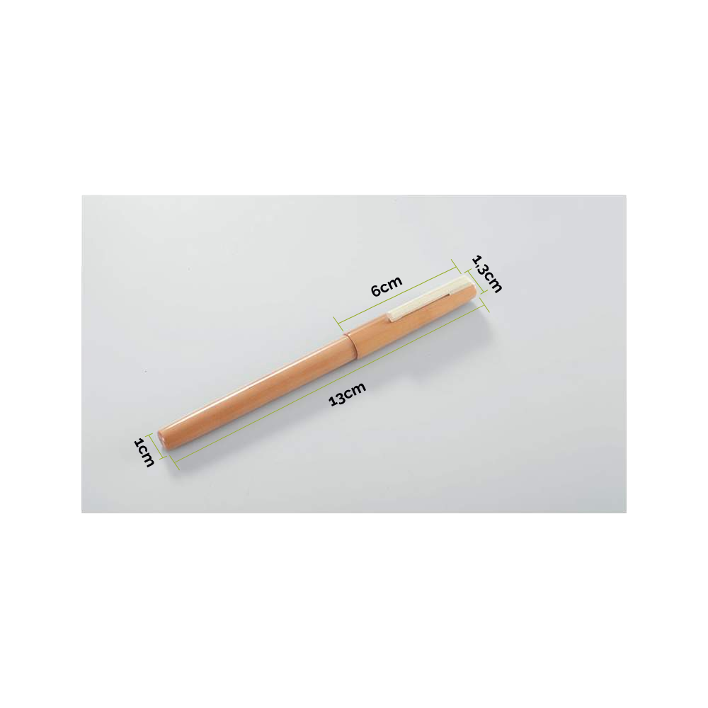 Tintenroller aus edlem Holz 'Ball Pen' | verchromte Spitze | wechslbare Mine | in verschiedenen Holzarten | Made in Germany