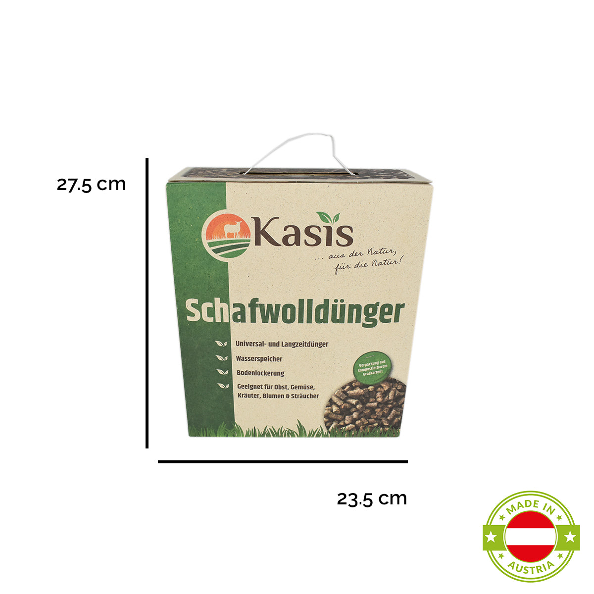 Schafwollpellets | organischer Dünger | 3 kg