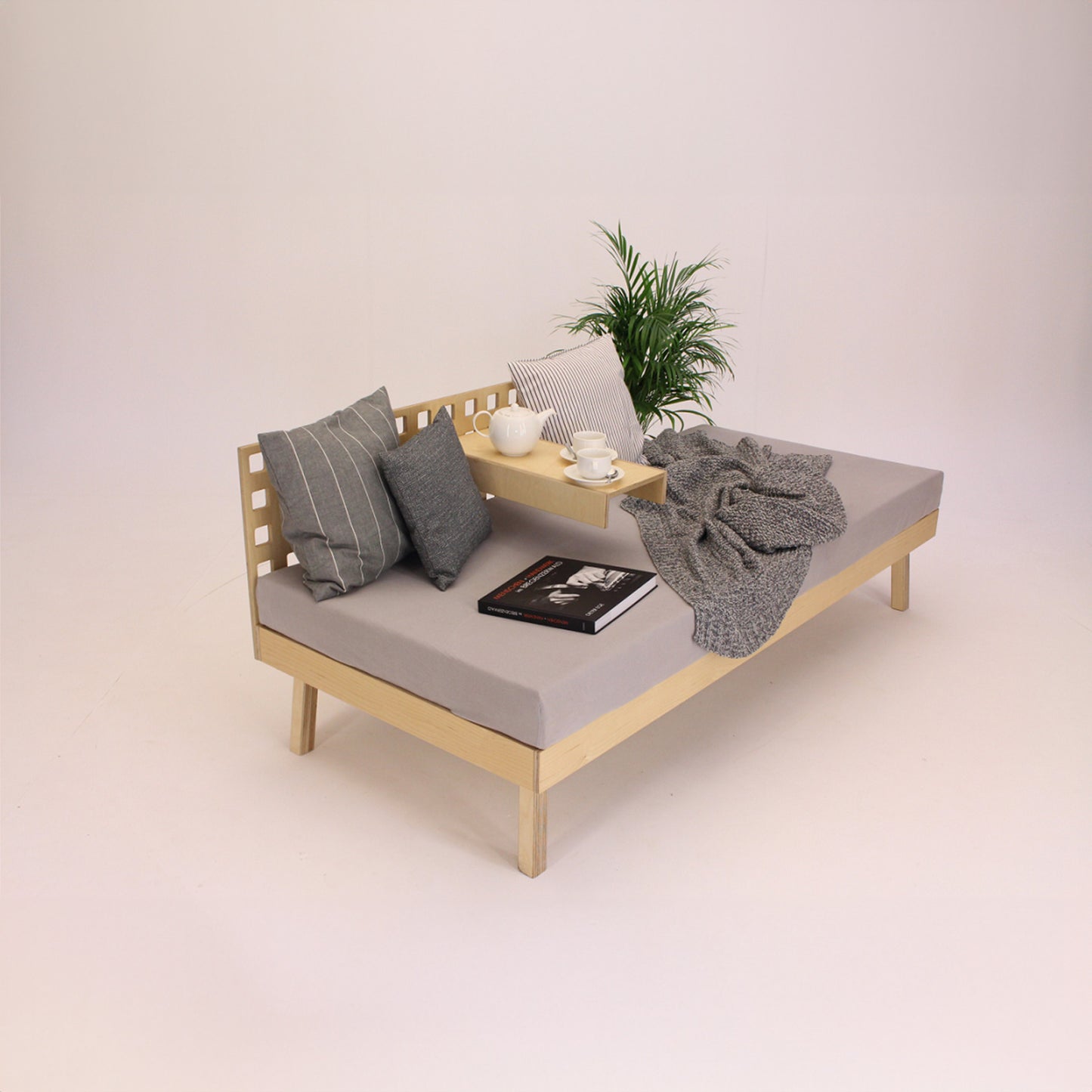 Design mit System - Daybed 'Lars' | B 90 x L 200 cm | Birke Schichtholz | Made in Austria