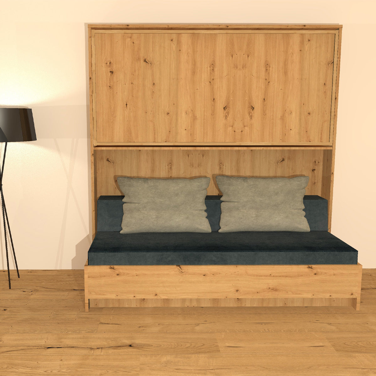 Gastro & Hotel - Multifunktionales Klappbett | Schrankbett | Stockbett Plano Cube | Sofa und Zusatzbett | inkl. Matratzen | robustes Design | TÜV geprüft | Made in Austria
