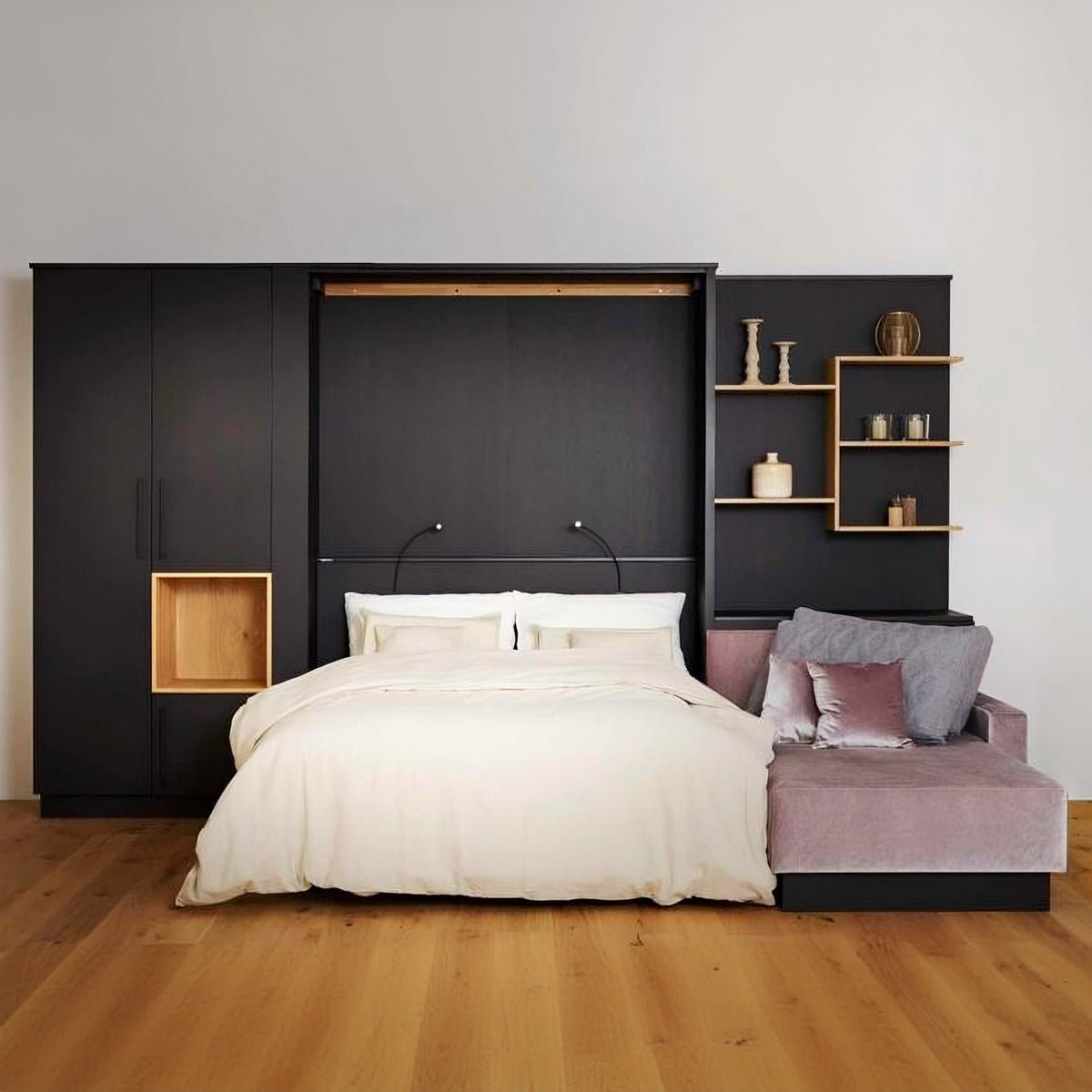 Multifunktionales Klappbett | Schrankbett | Stockbett | Sofa und Zusatzbett | inkl. Matratzen | robustes Design | TÜV geprüft | Made in Austria
