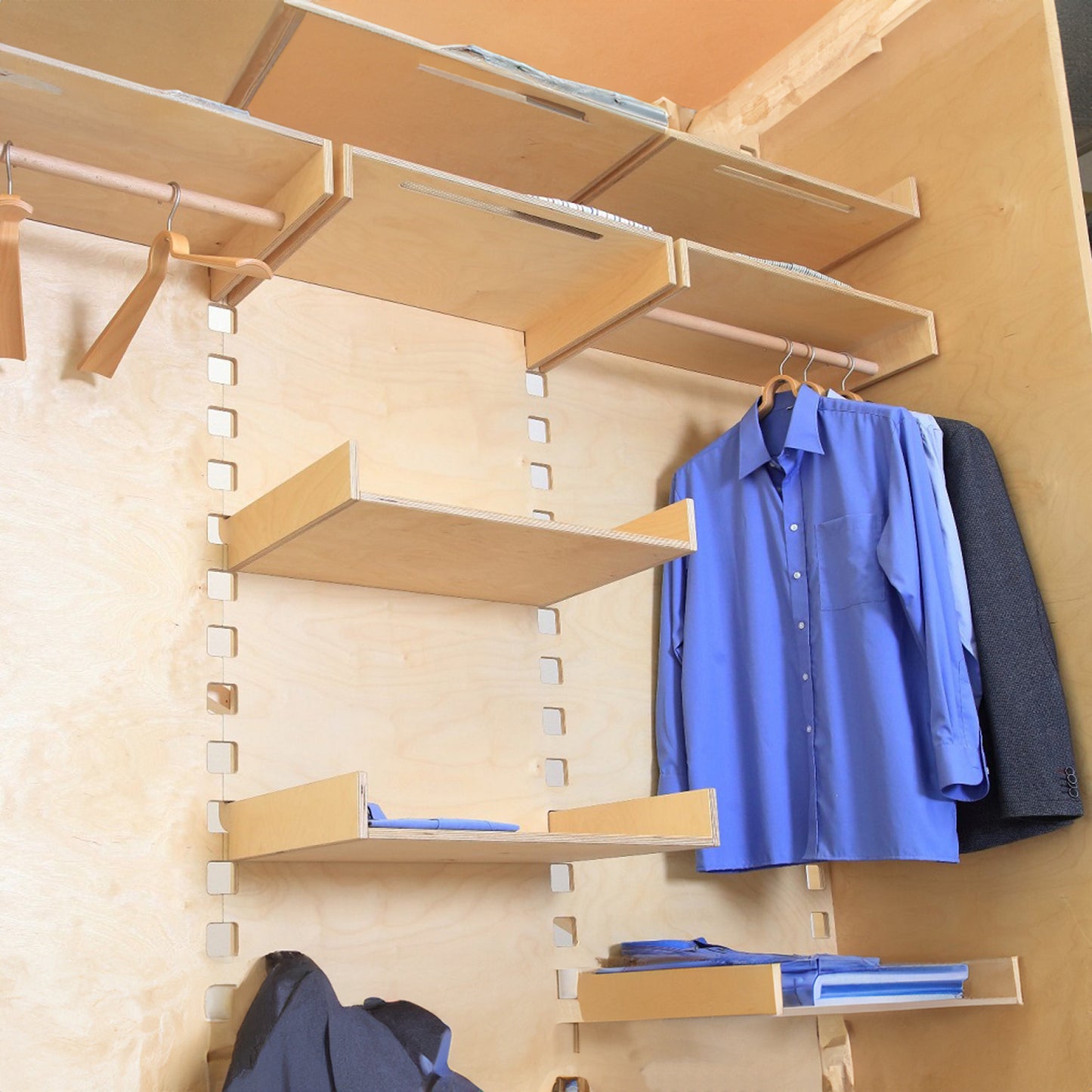 Design mit System - Schrank - 3tlg | verschiedene Größen | Birke Schichtholz  | Made in Austria