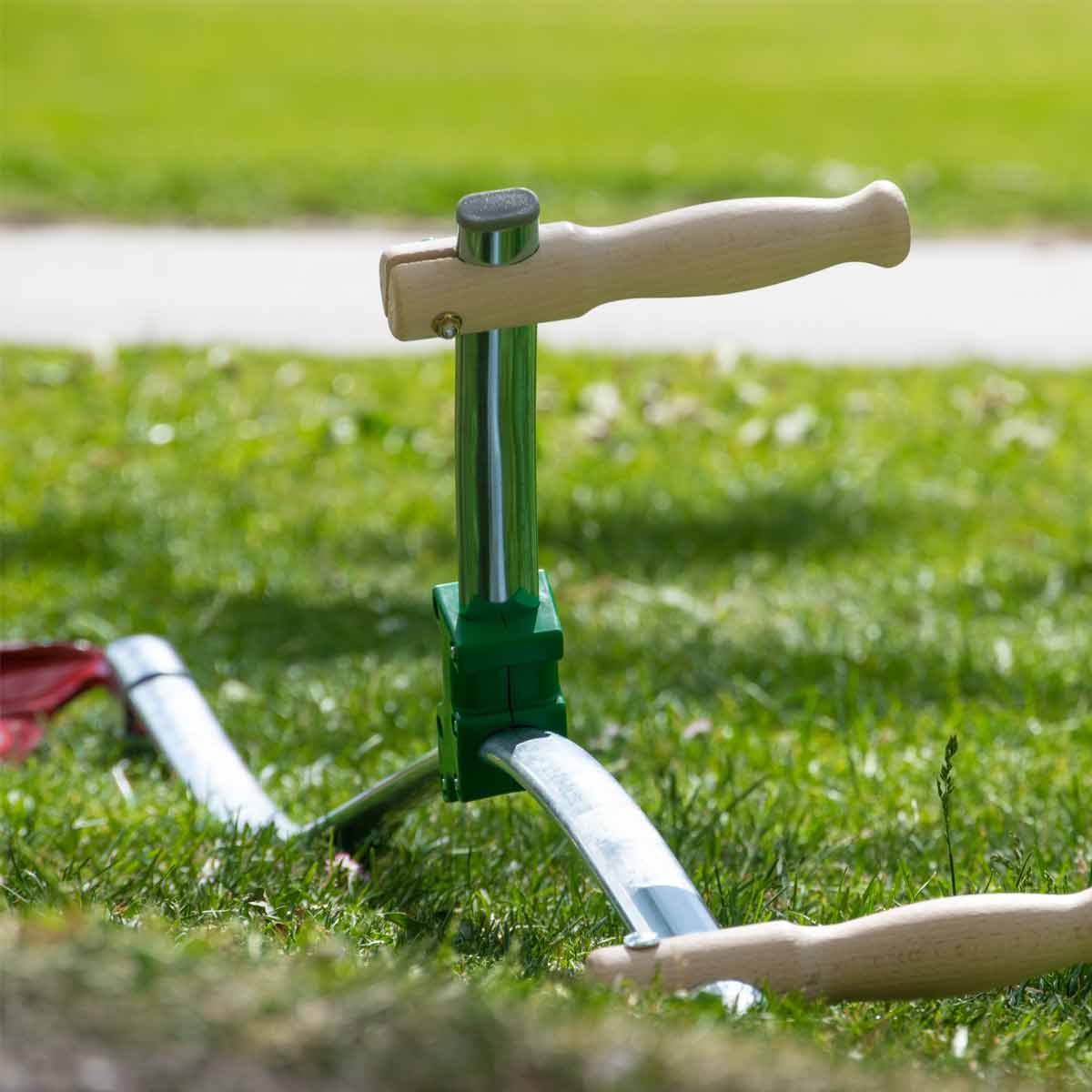 Gartensense mit orig. Rasierschnitt - Sensenblatt 60 cm - Metall-Sensenwurf 150 cm - Made in Austria