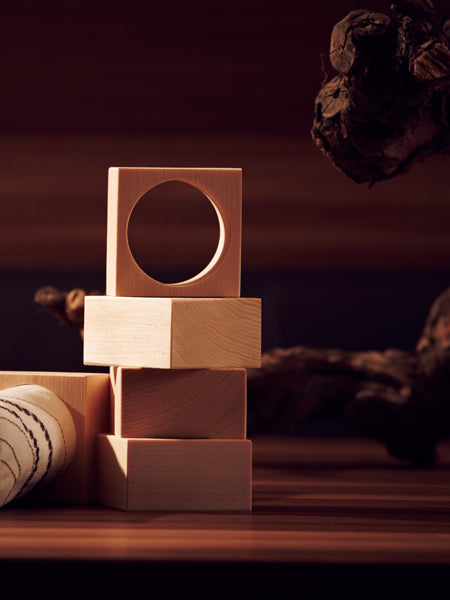 6 hochwertige Serviettenringe aus Holz - "Nabouquet"
