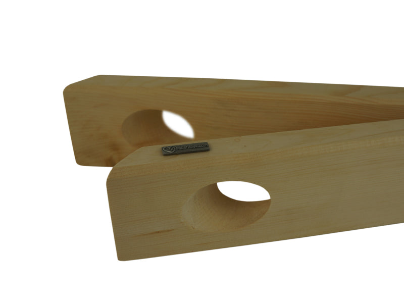 Exklusiver Flaschenhalter aus Holz 'Swaning at Prime Time' 27x7 cm