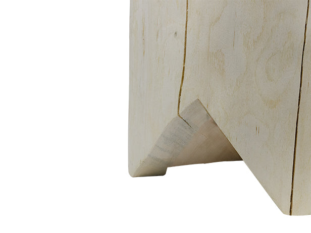 Designer Couchtisch / Hocker | 'Chalet-Buddy Bert' | massives Fichtenholz | DM 35 x H 47 cm | Made in Austria