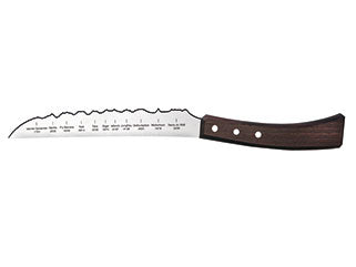 Universalmesser 'Best of Switzerland' | mit Panoramaschliff der Schweizer Berge | Holzgriff | Made in Switzerland