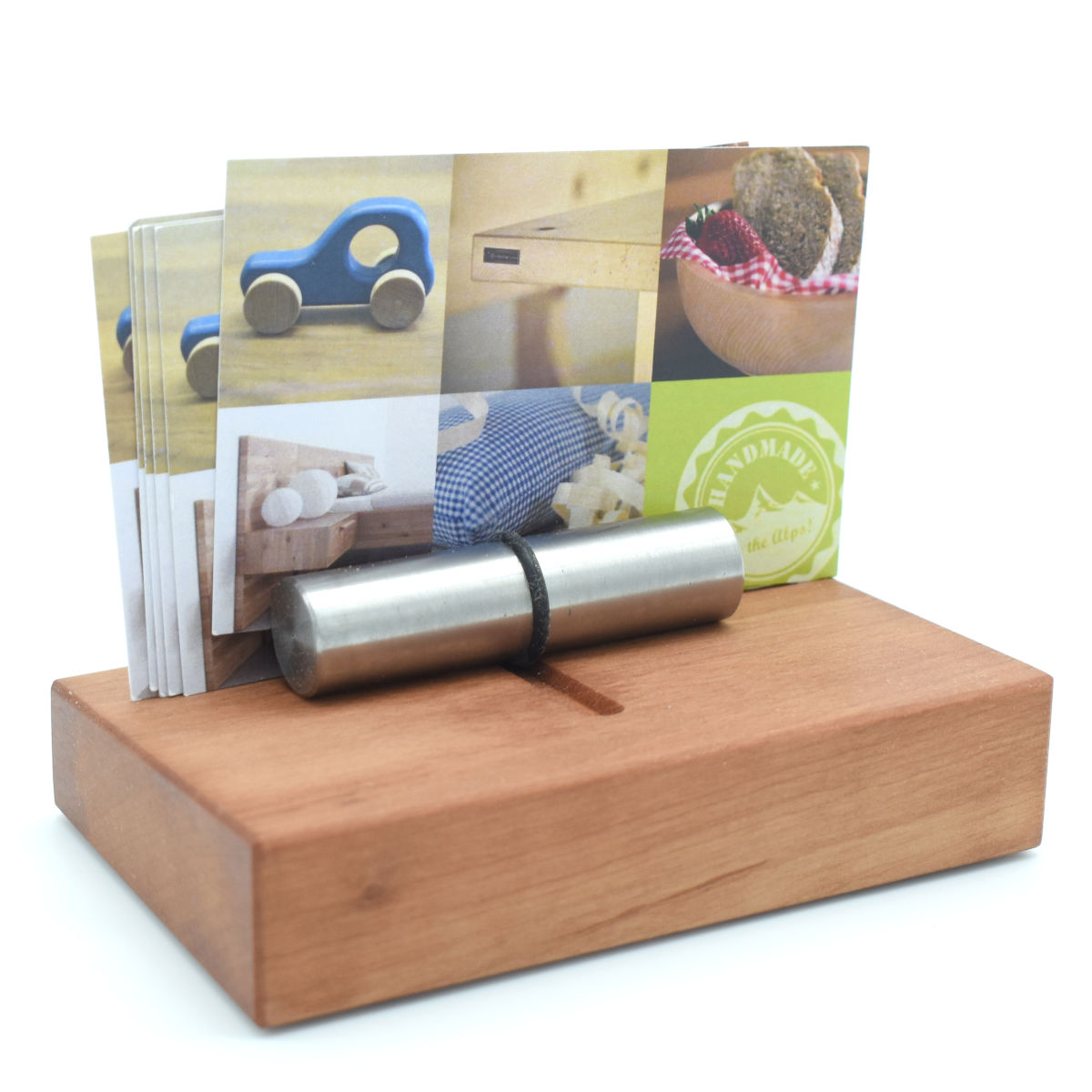 Edler Visitenkartenhalter aus Holz - 'Holder' - Handgemacht in Deutschland