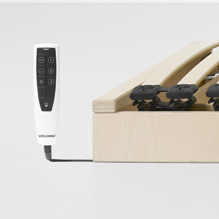 Schlafsystem Lattenrost | elektrisch oder manuell | für Komforthöhe Boxspringbett | Made in Austria