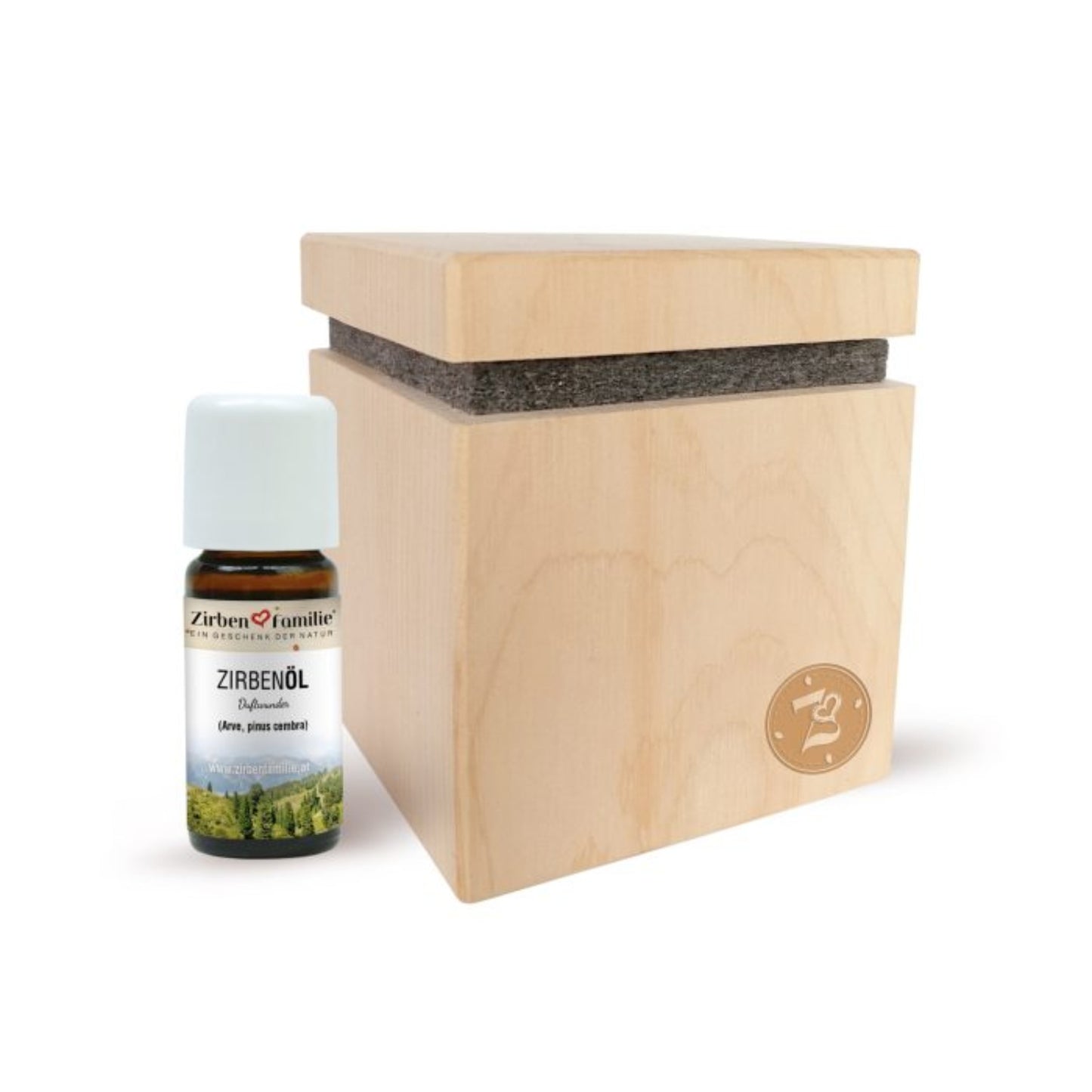Zirbenwürfel 'Premium Edition' inkl. 10ml Zirbenöl | Made in Austria