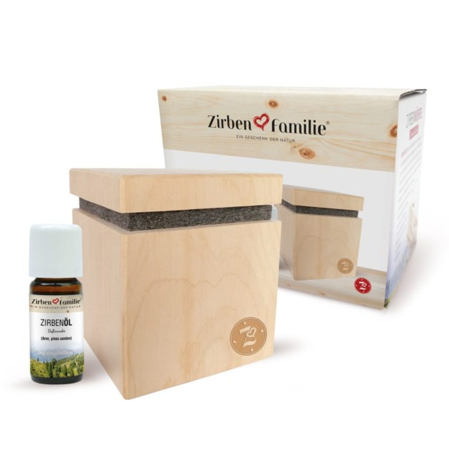 Zirbenwürfel 'Premium Edition' inkl. 10ml Zirbenöl | Made in Austria