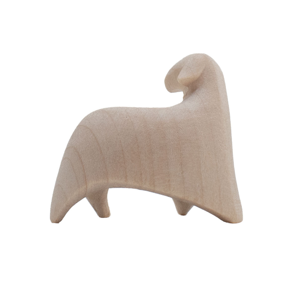 Krippenfigur ‘Schaf stehend links schauend’ | Ahorn natur | in verschiedenen Größen | Made in Südtirol