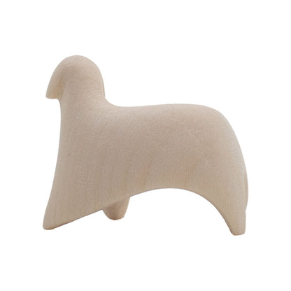 Krippenfigur ‘Schaf stehend rechts schauend’ | Ahorn natur | in verschiedenen Größen | Made in Südtirol