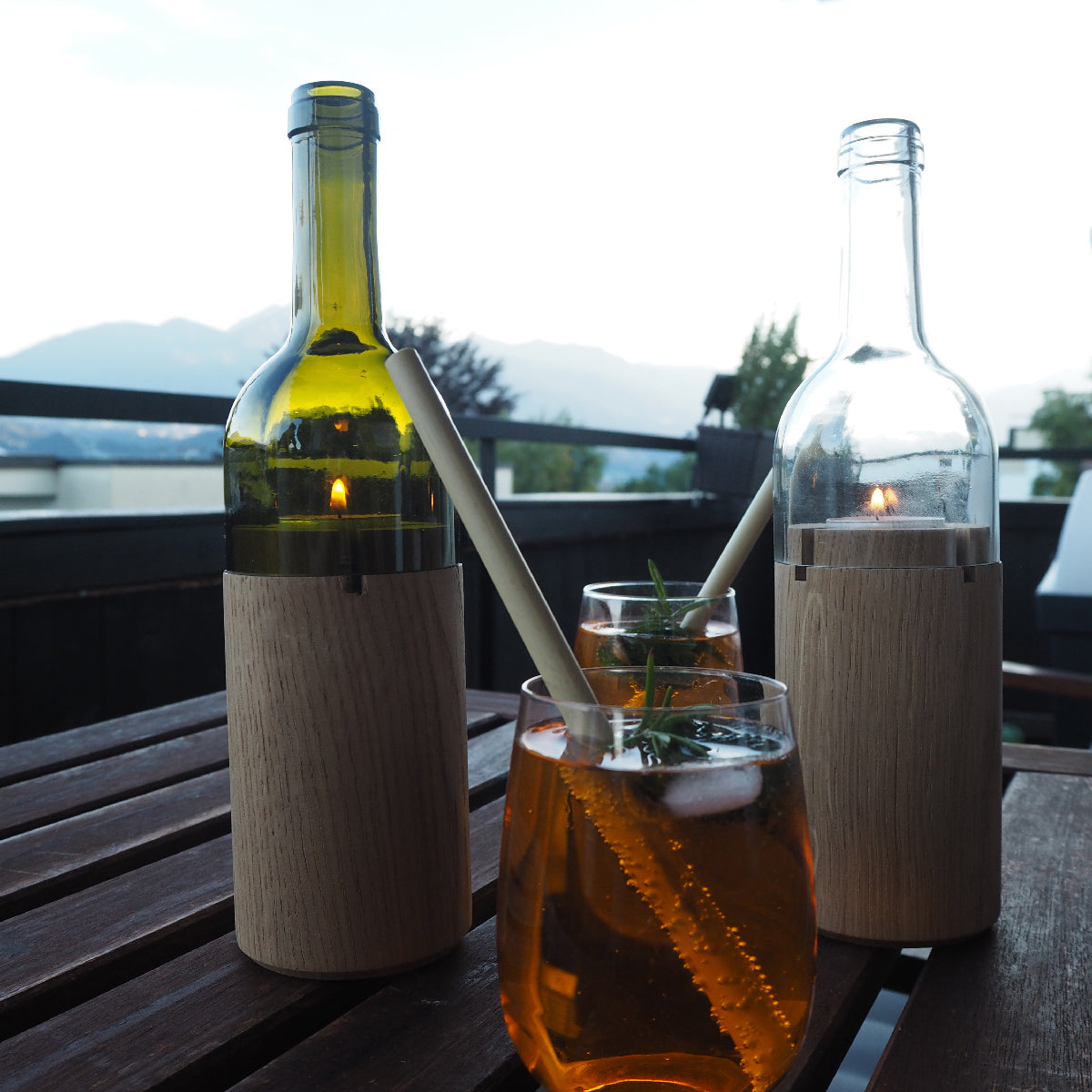 Ersatzglas für Windlicht 'Windy' klar oder grün