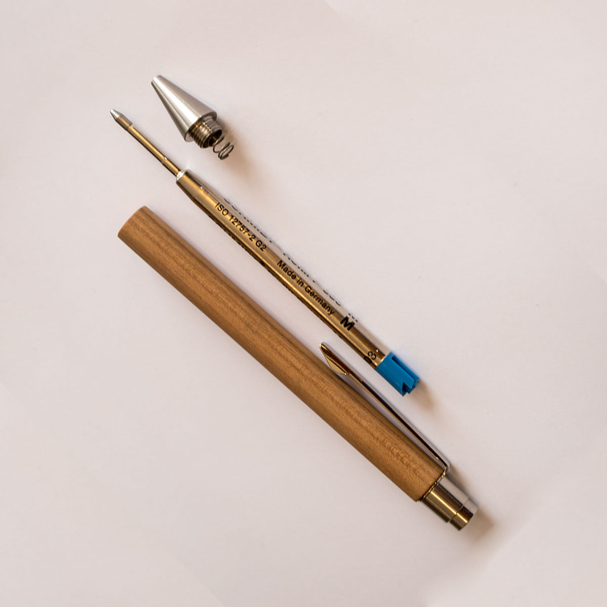 Eleganter Kugelschreiber 'Pen' aus Holz - Ahorn lackiert 10mm