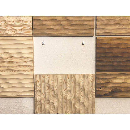 Zirben Wandpaneele 'Wall of Shine' - 33 x 33 cm | Schallregulierung