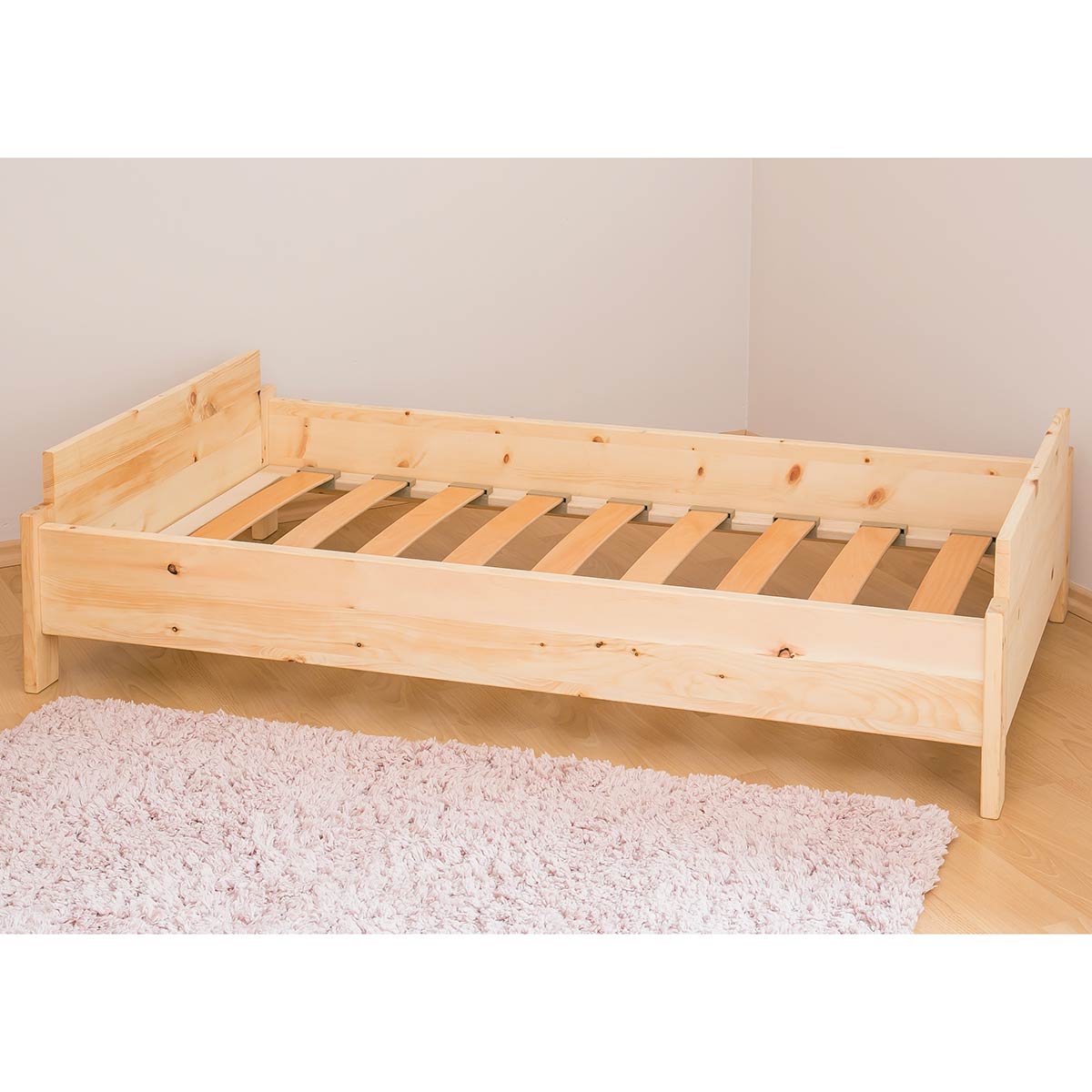 Mitwachsendes Kinderbett  'Sweet Sleep' | aus Zirbe inkl. Lattenrost