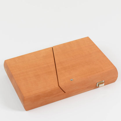 Visitenkartenetui aus edlem Holz - 'Card Case' ahorn lackiert