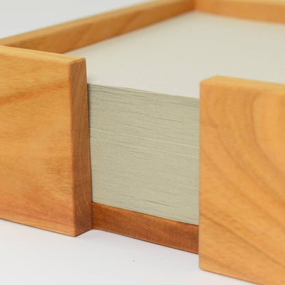 Zettelbox aus Kirschholz  - 'Note Box'