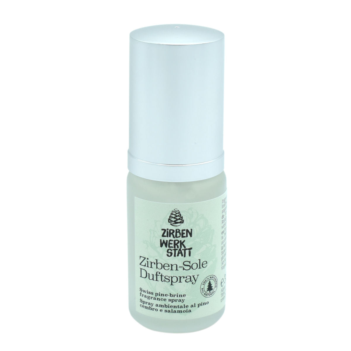 Zirben-Sole-Spray naturrein - in edler Glasflasche 30 ml