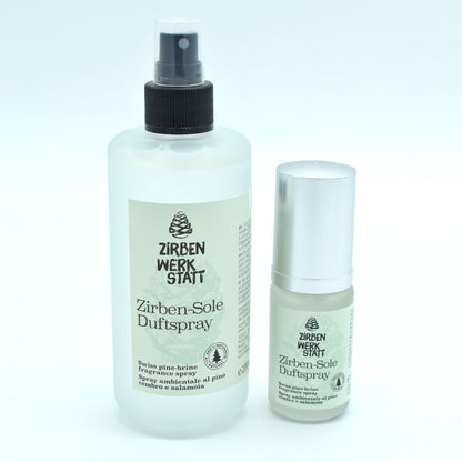 Zirben-Sole-Spray naturrein - in edler Glasflasche 30 ml