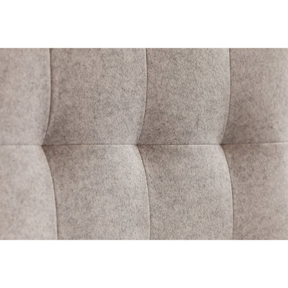 Boxspringbett aus natürlichen Rohstoffen  | Untergestell mit massivem Holzkern | Bezug aus 100 % reiner Schafschurwolle 90 x 200 cm mit Kopfteil