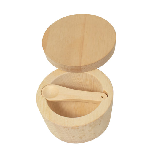 Zuckerdose / Salzdose aus Zirbenholz - echte Handarbeit