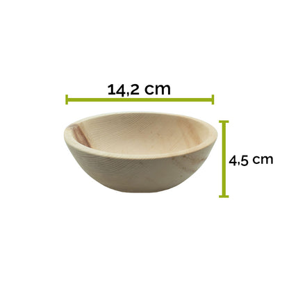 Zirbenholzschale 14,2 x 1.4,2 x 4,5 cm (LxBxH)