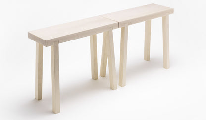 Schemel 'Sit Down' cooler traditioneller Schemel Ahorn_natur