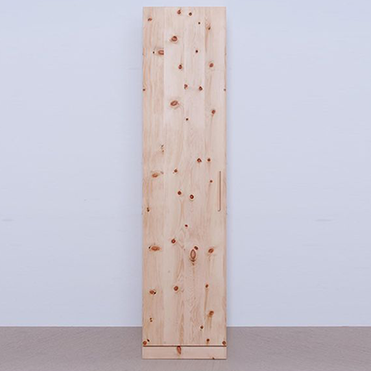 Kleiderschrank aus Zirbenholz - Eintürig linksoeffnend