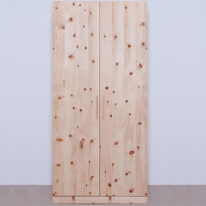Hochwertiger Kleiderschrank aus Zirbenholz - Zweitürig