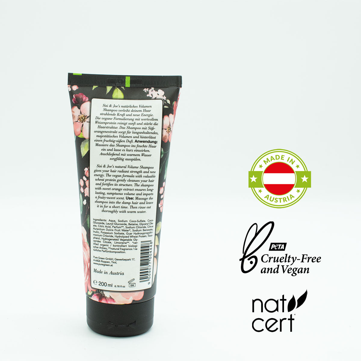 Volume Shampoo 200 ml 'Sisi and Joe' - gefertigt in Österreich