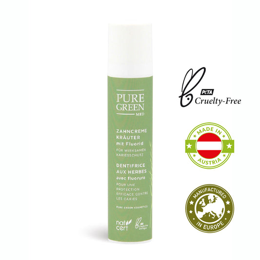 Zahncreme mit Fluorid 50 ml 'Med' - gefertigt in Österreich
