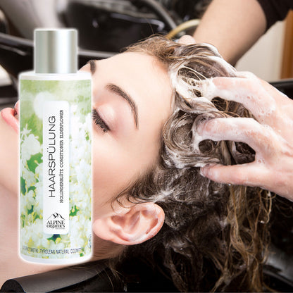 Haarspülung Holunder 200 ml 'Alpine Organics' - gefertigt in Österreich